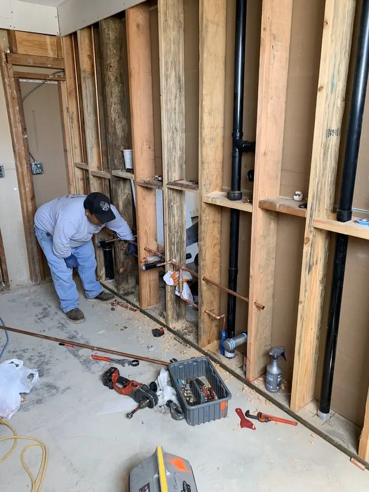 Commercial rough-in plumbing for Gas Line Repair in Port Jefferson